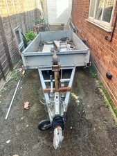 Flat Bed Utility Trailer. Used