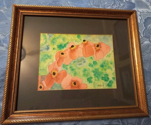 Original vintage watercolour - original,