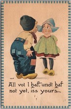 Vintage 1913 DUTCH KIDS Comic