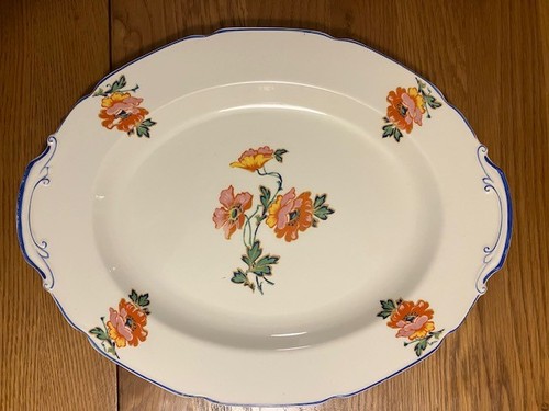 Vintage oval meat serving - vintage, meat/serving