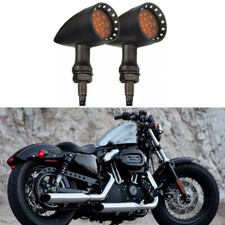 Motorcycle LED Bullet Turn Signal Lights For Harley Sportster XL 1200 883 48 72