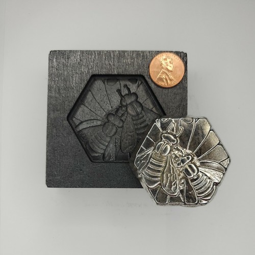 Bee graphite ingot mold - 3d,