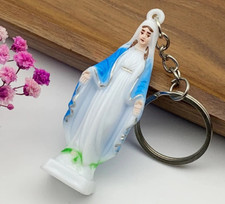 Virgin Mary Keyring Catholic