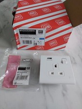 10x MV24354WHI 13A 1 Gang DP