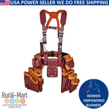 Leather Tool Belt Pouch Bag