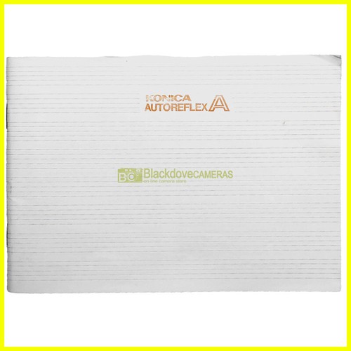 Konica autoreflex instruction - konica,