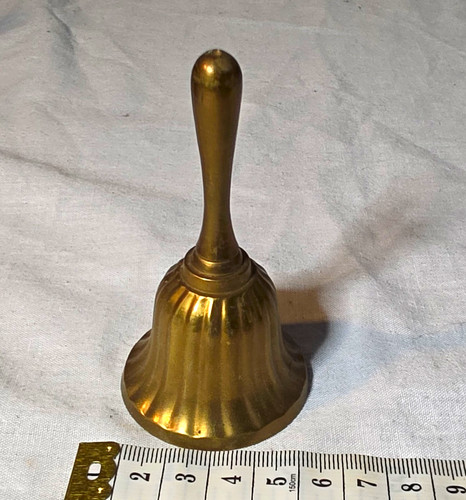 Brass hand bell - brass,