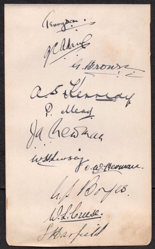 Cricket autographs - 11,
