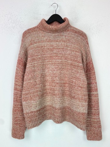 Zara orange marled jumper roll - marled,