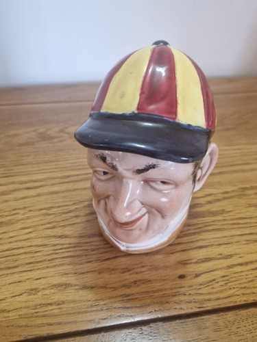 Vintage jockey tobacco jar - vintage,