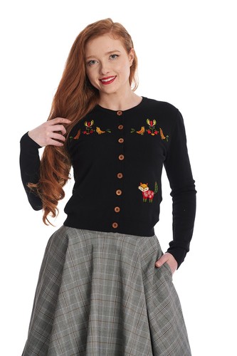 Women black rockabilly - women's,