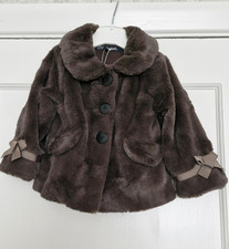 Girls Faux Fur Coat Soft Snuggly Warm By Lili Gaufrette 18 Months BNWT Toddler