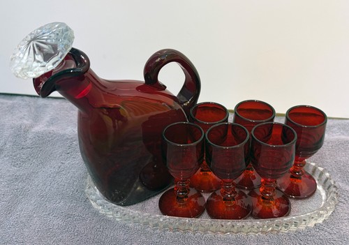 Ruby red glass - red,