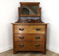 DRESSING CHEST Antique Oak 3