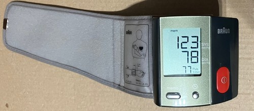 Braun vitalscan 1650 wrist - bp,