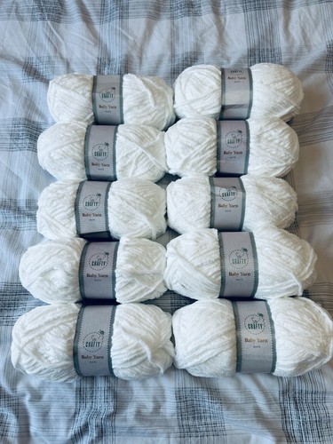 Crafty baby yarn 10x 100g - 10x,