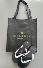 CHAMPNEYS Flip Flops & Tote