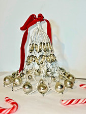 ANTIQUE Wire Mesh GLASS BEADED