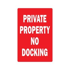 Private property docking - private,