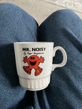 Mr Noisy Vintage Children’s cup 1980s Mr Men