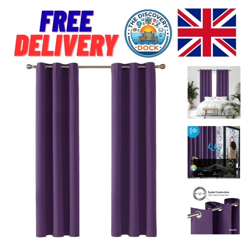 Elegant dark purple blackout - dark,