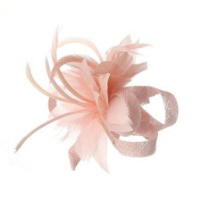 Women's Flower Feather Clip