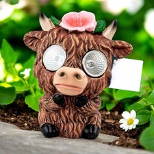 Highland Cow Solar Garden