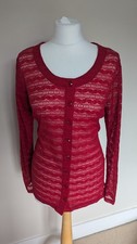 Michele Hope Cardigan Red