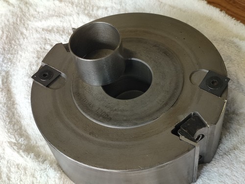 Steel rebate block 125mm - rebate, dia