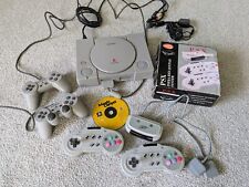 Playstation 1 Console Bundle With 2 Infrared / Standard Controllers Magic Carpet