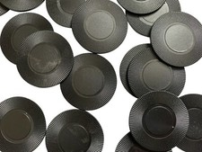 CHEAP THIN BLACK POKER CHIPS /