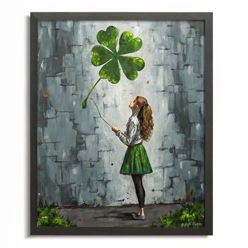 Four leaf clover poster - clover,