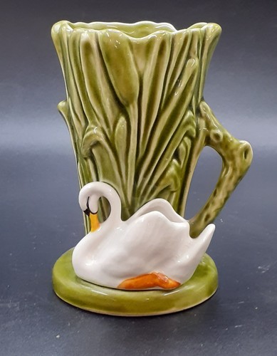 Vintage sylvac swan reeds - swan,