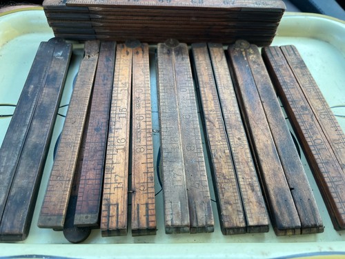 Wooden folding rulers - 8,