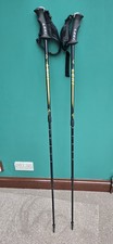 2 X LEKI MAKALU ULTRA LITE Titanium TRIPLE SPRING SYSTEM HIKING TREKKING STICKS