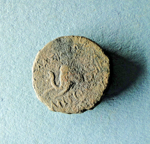 Seleucid bronze coin with - seleucid,