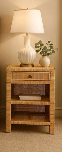 Bedside table with drawer and - bedside,