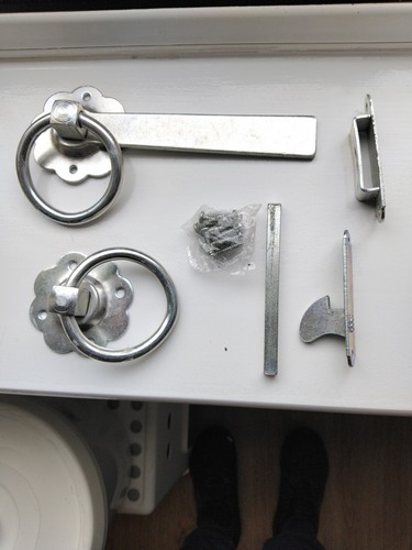 150mm galvanised ring - galvanised, gate