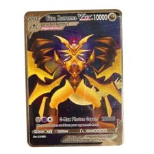 Pokémon 10000point Metal Cards TCG Arceus VMAX Golden Pokemon Gifts For Kids