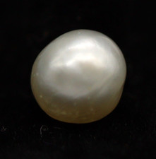 2.56 Ct Basra Certified 100%No Nucleus Natural Saltwater Pearl 7 x 6 mm Gemstone