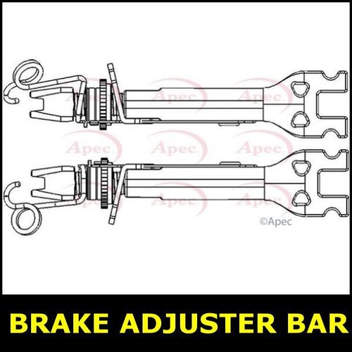 Brake adjuster bar rear for - bar,