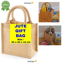 10 x Jute Hessian Mini Bag