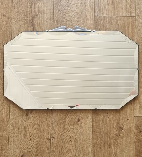 Vintage 1930s art deco mirror - vintage,