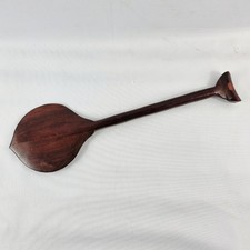 Native Indian American Hardwood Carved Canoe Paddle