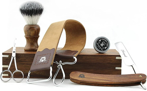 Piece barber shaving set - 6-piece,