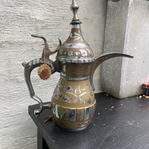 Vintage metal dallah 24cm - vintage,