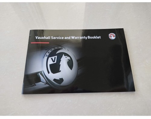 Vauxhall service book stamped - vauxhall,