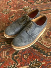 Grenson stanley brogues blue - grenson,