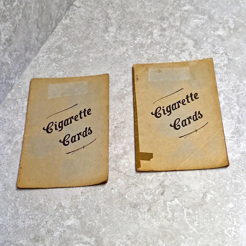 Vintage cigarette cards - vintage,