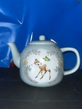 Disney Bambi Teapot - Pale Blue - Unused - Microwave & Dishwasher Safe 